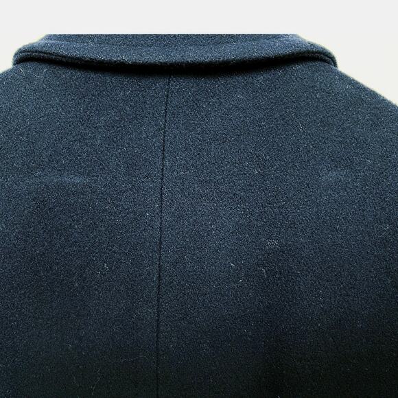Banana Republic Factory Men's Wool Blend Navy Peacoat - Picture 7 of 7